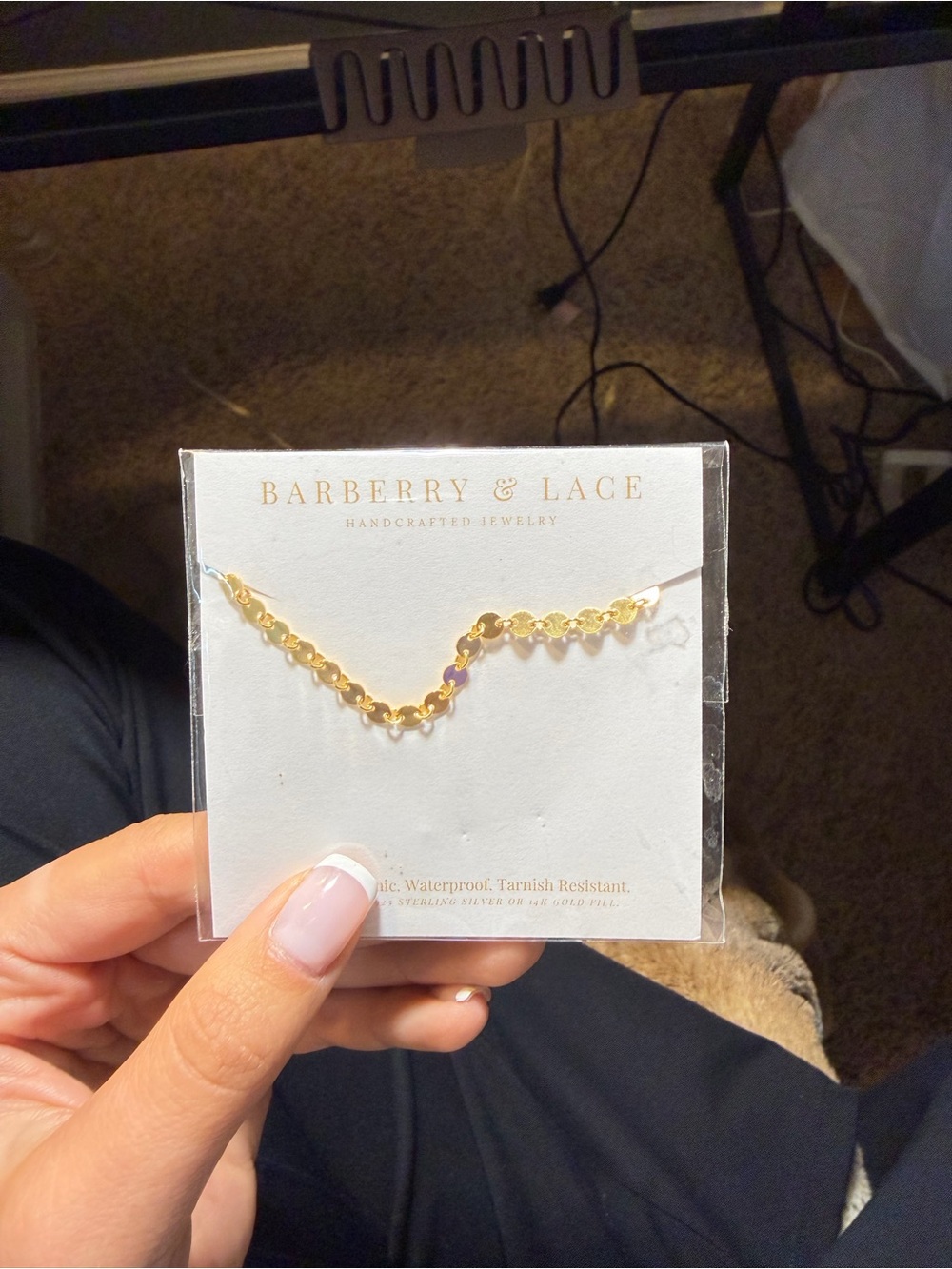 Gold poppy bracelet